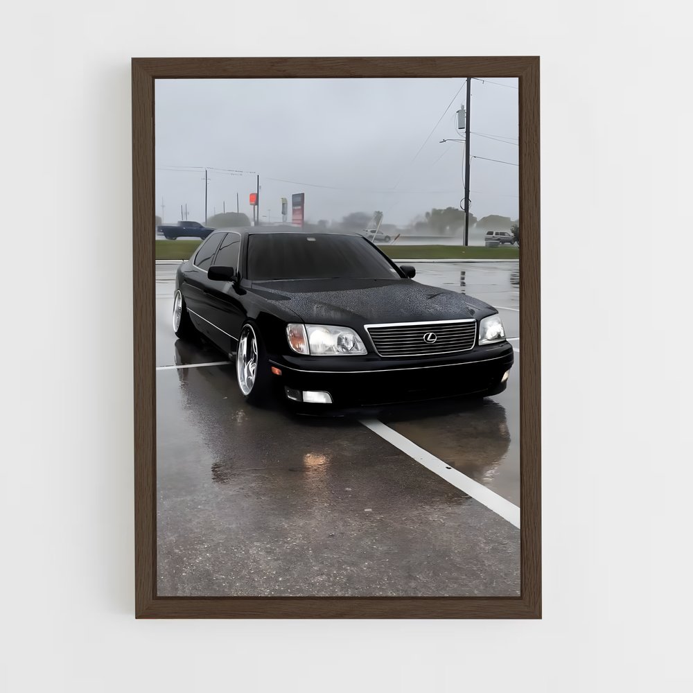Poster Pluie ciel – affiche Lexus (vue 5)